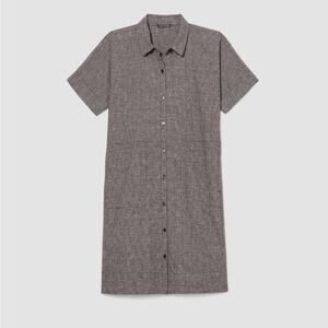 Eileen Fisher Hemp and Cotton Shirtdress